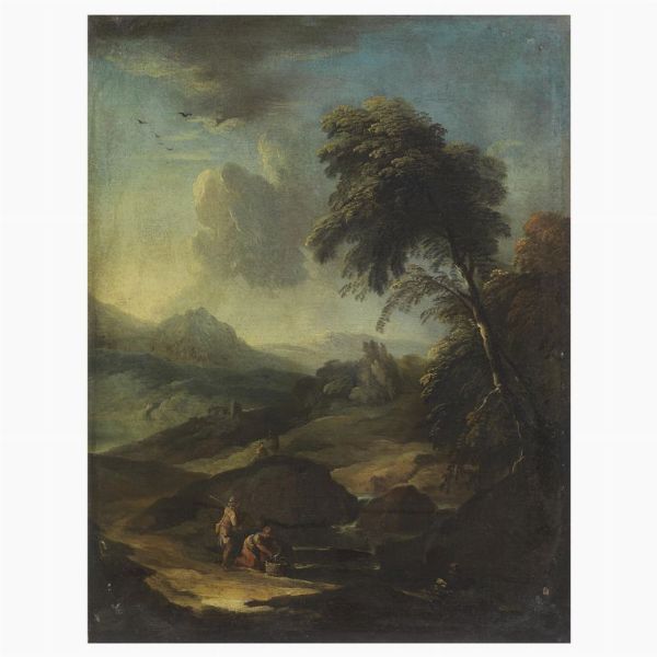 Scuola veneta, sec. XVIII  - Asta ARCADE | DIPINTI DAL SECOLO XVI AL XVIII - Associazione Nazionale - Case d'Asta italiane