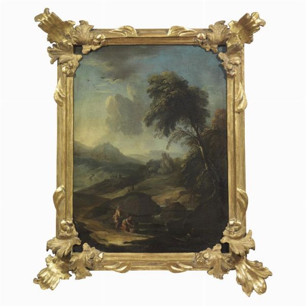 Scuola veneta, sec. XVIII  - Asta ARCADE | DIPINTI DAL SECOLO XVI AL XVIII - Associazione Nazionale - Case d'Asta italiane