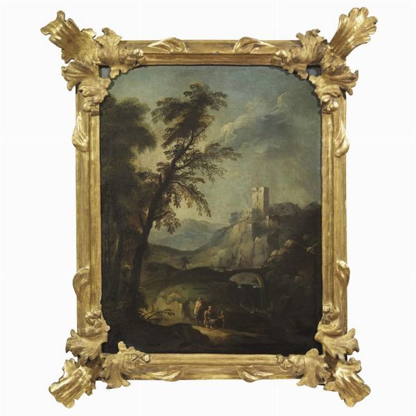 Scuola veneta, sec. XVIII  - Asta ARCADE | DIPINTI DAL SECOLO XVI AL XVIII - Associazione Nazionale - Case d'Asta italiane