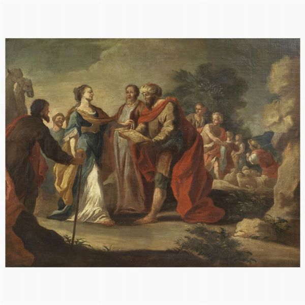 Scuola napoletana sec. XVIII  - Asta ARCADE | DIPINTI DAL SECOLO XVI AL XVIII - Associazione Nazionale - Case d'Asta italiane