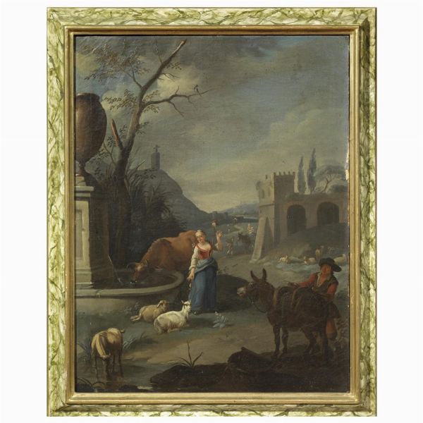 Scuola piemontese sec. XVIII  - Asta ARCADE | DIPINTI DAL SECOLO XVI AL XVIII - Associazione Nazionale - Case d'Asta italiane