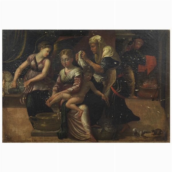 Scuola emiliana, sec. XVI  - Asta ARCADE | DIPINTI DAL SECOLO XVI AL XVIII - Associazione Nazionale - Case d'Asta italiane