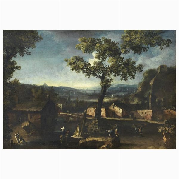 Scuola veneta, sec. XVII  - Asta ARCADE | DIPINTI DAL SECOLO XVI AL XVIII - Associazione Nazionale - Case d'Asta italiane