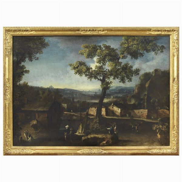 Scuola veneta, sec. XVII  - Asta ARCADE | DIPINTI DAL SECOLO XVI AL XVIII - Associazione Nazionale - Case d'Asta italiane