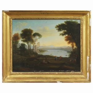 Scuola romana, sec. XVIII  - Asta ARCADE | DIPINTI DAL SECOLO XVI AL XVIII - Associazione Nazionale - Case d'Asta italiane