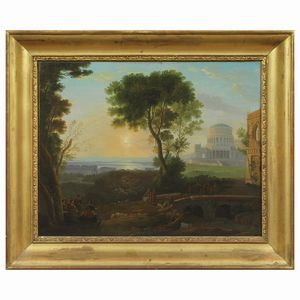 Scuola romana, sec. XVIII  - Asta ARCADE | DIPINTI DAL SECOLO XVI AL XVIII - Associazione Nazionale - Case d'Asta italiane