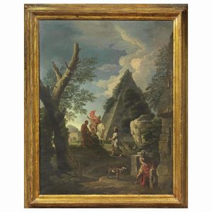 Scuola romana, sec. XVIII  - Asta ARCADE | DIPINTI DAL SECOLO XVI AL XVIII - Associazione Nazionale - Case d'Asta italiane