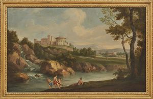 Scuola romana, sec. XVIII  - Asta ARCADE | DIPINTI DAL SECOLO XVI AL XVIII - Associazione Nazionale - Case d'Asta italiane