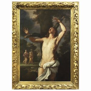 Scuola romana, sec. XVII  - Asta ARCADE | DIPINTI DAL SECOLO XVI AL XVIII - Associazione Nazionale - Case d'Asta italiane