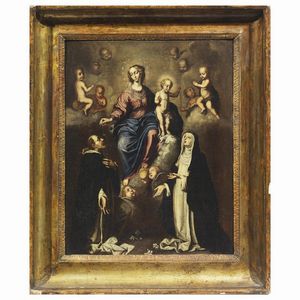 Scuola dell'Italia centrale, sec. XVIII  - Asta ARCADE | DIPINTI DAL SECOLO XVI AL XVIII - Associazione Nazionale - Case d'Asta italiane