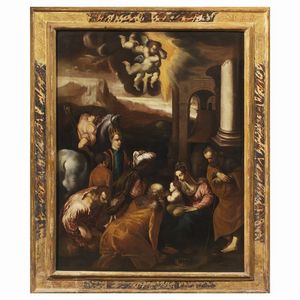 Scuola romana, sec. XVII  - Asta ARCADE | DIPINTI DAL SECOLO XVI AL XVIII - Associazione Nazionale - Case d'Asta italiane