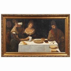 Scuola veneta, seconda met&agrave; sec. XVI  - Asta ARCADE | DIPINTI DAL SECOLO XVI AL XVIII - Associazione Nazionale - Case d'Asta italiane