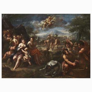 Scuola toscana, sec. XVII  - Asta ARCADE | DIPINTI DAL SECOLO XVI AL XVIII - Associazione Nazionale - Case d'Asta italiane