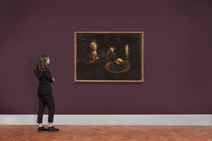 Artista caravaggesco francese, sec. XVII  - Asta ARCADE | DIPINTI DAL SECOLO XVI AL XVIII - Associazione Nazionale - Case d'Asta italiane