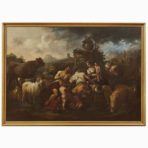 Philipp Peter Roos, detto     Rosa da Tivoli  - Asta ARCADE | DIPINTI DAL SECOLO XVI AL XVIII - Associazione Nazionale - Case d'Asta italiane