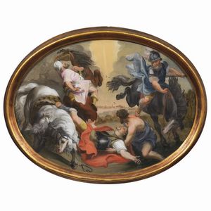 Cerchia di Luca Giordano, secolo XVIII  - Asta ARCADE | DIPINTI DAL SECOLO XVI AL XVIII - Associazione Nazionale - Case d'Asta italiane