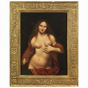 Seguace di Leonardo da Vinci, prima met&agrave; sec. XVI  - Asta ARCADE | DIPINTI DAL SECOLO XVI AL XVIII - Associazione Nazionale - Case d'Asta italiane