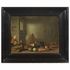 Scuola olandese, sec. XVIII  - Asta ARCADE | DIPINTI DAL SECOLO XVI AL XVIII - Associazione Nazionale - Case d'Asta italiane