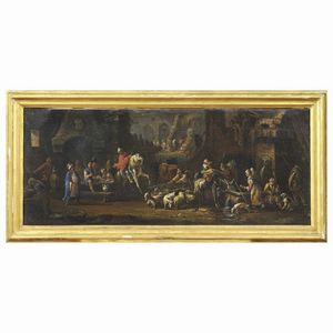 Scuola veneta, sec. XVIII  - Asta ARCADE | DIPINTI DAL SECOLO XVI AL XVIII - Associazione Nazionale - Case d'Asta italiane