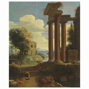 Scuola francese, sec. XVIII  - Asta ARCADE | DIPINTI DAL SECOLO XVI AL XVIII - Associazione Nazionale - Case d'Asta italiane