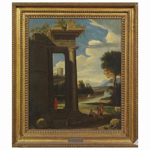 Scuola francese, sec. XVIII  - Asta ARCADE | DIPINTI DAL SECOLO XVI AL XVIII - Associazione Nazionale - Case d'Asta italiane