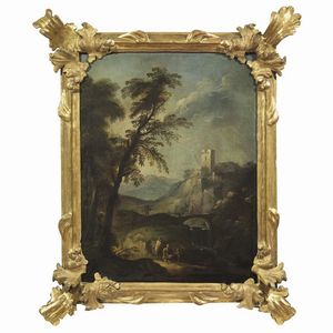 Scuola veneta, sec. XVIII  - Asta ARCADE | DIPINTI DAL SECOLO XVI AL XVIII - Associazione Nazionale - Case d'Asta italiane