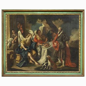 Scuola napoletana sec. XVIII  - Asta ARCADE | DIPINTI DAL SECOLO XVI AL XVIII - Associazione Nazionale - Case d'Asta italiane