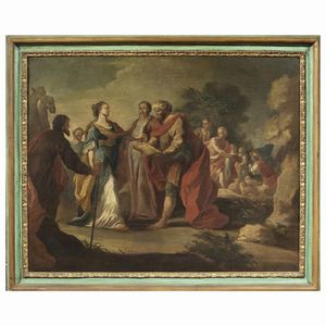 Scuola napoletana sec. XVIII  - Asta ARCADE | DIPINTI DAL SECOLO XVI AL XVIII - Associazione Nazionale - Case d'Asta italiane