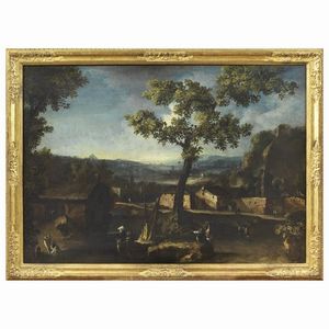 Scuola veneta, sec. XVII  - Asta ARCADE | DIPINTI DAL SECOLO XVI AL XVIII - Associazione Nazionale - Case d'Asta italiane