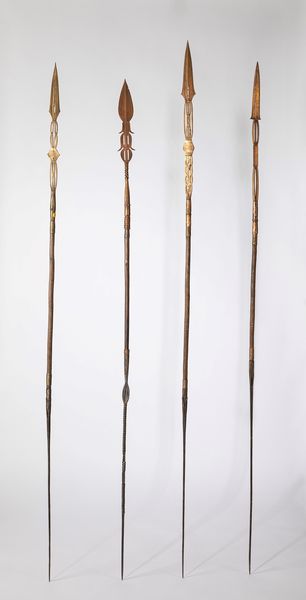 YAKOMA,,, : Gruppo di 4 lance ornamentali  - Asta Forme tradizionali africane - Associazione Nazionale - Case d'Asta italiane