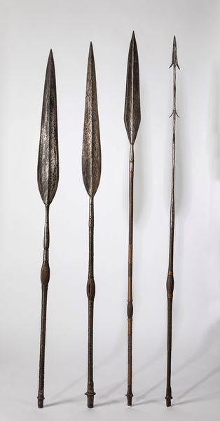 YAKOMA,,, : Gruppo di quattro lance ornamentali  - Asta Forme tradizionali africane - Associazione Nazionale - Case d'Asta italiane