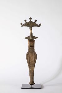 VERE, KAPSIKI, TIV, - Coltello ornamentale con fodero