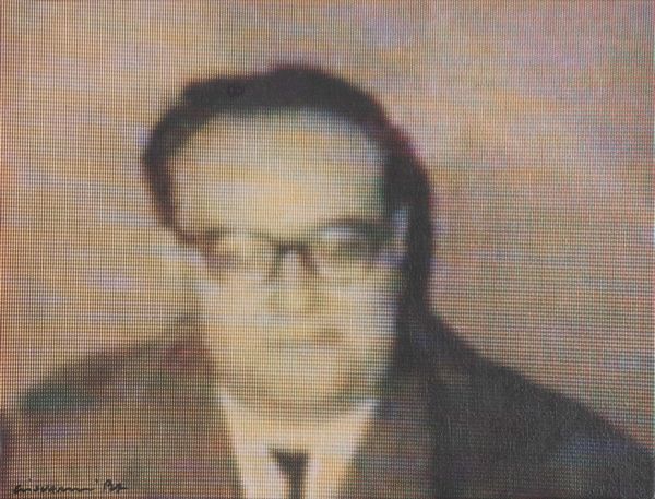 Giovanni Bai : Ritratto di Eugenio Battisti  - Asta Opere di arte moderna e dalla Collezione di Eugenio Battisti - Associazione Nazionale - Case d'Asta italiane