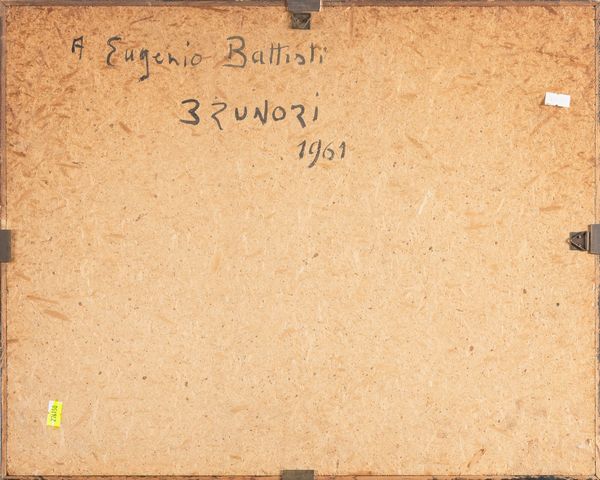 Enzo Brunori : Senza titolo  - Asta Opere di arte moderna e dalla Collezione di Eugenio Battisti - Associazione Nazionale - Case d'Asta italiane