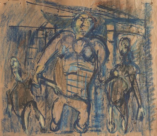 EMILIO VEDOVA : La moglie del partigiano  - Asta Opere di arte moderna e dalla Collezione di Eugenio Battisti - Associazione Nazionale - Case d'Asta italiane