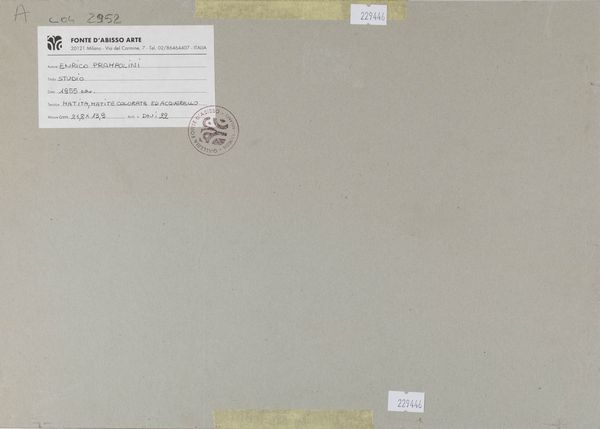 Enrico Prampolini : Studio<BR>  - Asta Opere di arte moderna e dalla Collezione di Eugenio Battisti - Associazione Nazionale - Case d'Asta italiane