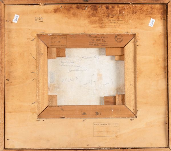 GIANCARLO BARGONI : Due gialli guida  - Asta Opere di arte moderna e dalla Collezione di Eugenio Battisti - Associazione Nazionale - Case d'Asta italiane