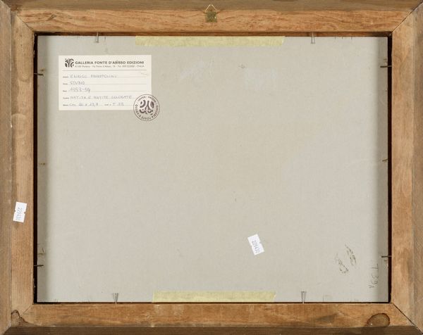 Enrico Prampolini : Due bozzetti  - Asta Opere di arte moderna e dalla Collezione di Eugenio Battisti - Associazione Nazionale - Case d'Asta italiane