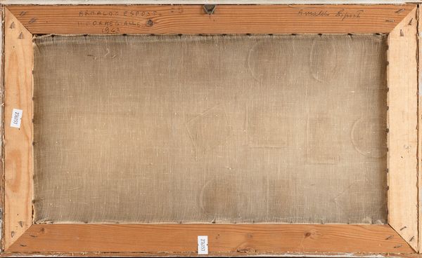 Arnaldo Esposto : Forme gialle  - Asta Opere di arte moderna e dalla Collezione di Eugenio Battisti - Associazione Nazionale - Case d'Asta italiane