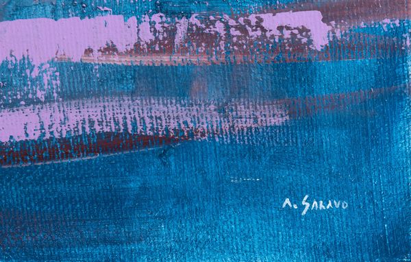 Aniello Saravo : Alidl del Cerchio  - Asta Opere di arte moderna e dalla Collezione di Eugenio Battisti - Associazione Nazionale - Case d'Asta italiane