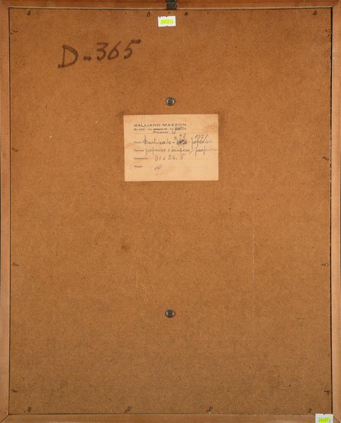 Galliano Mazzon : Embicato-11.28  - Asta Opere di arte moderna e dalla Collezione di Eugenio Battisti - Associazione Nazionale - Case d'Asta italiane