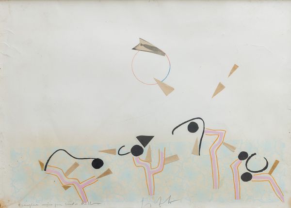 SERGIO DANGELO : Senza titolo  - Asta Opere di arte moderna e dalla Collezione di Eugenio Battisti - Associazione Nazionale - Case d'Asta italiane