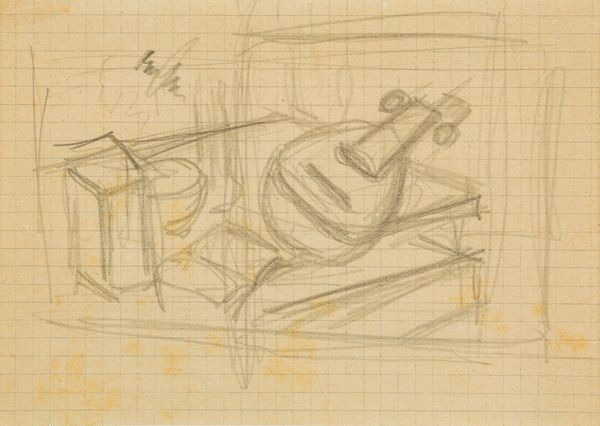 MARIO TOZZI : Il mandolino  - Asta Opere di arte moderna e dalla Collezione di Eugenio Battisti - Associazione Nazionale - Case d'Asta italiane