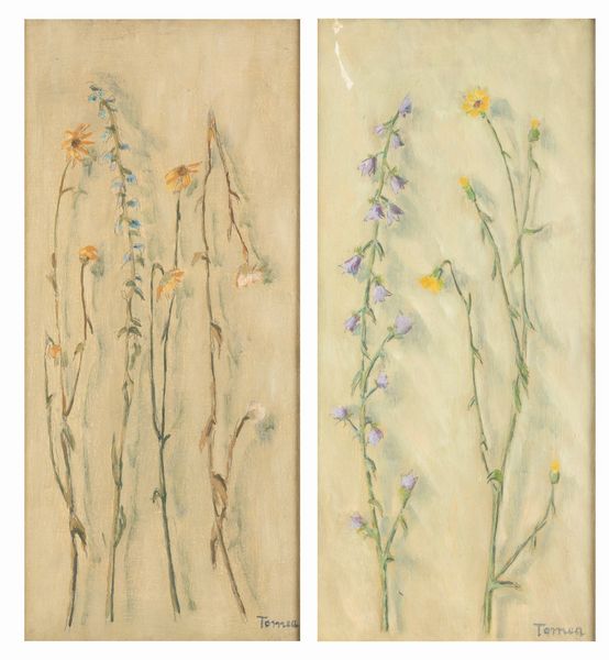 FIORENZO TOMEA : Senza titolo  - Asta Opere di arte moderna e dalla Collezione di Eugenio Battisti - Associazione Nazionale - Case d'Asta italiane