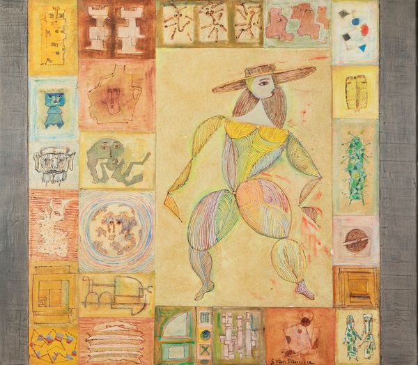 Suzanne Van Damme : Senza titolo  - Asta Opere di arte moderna e dalla Collezione di Eugenio Battisti - Associazione Nazionale - Case d'Asta italiane