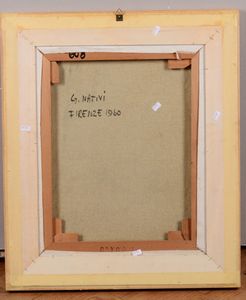 Gualtiero Nativi : Senza titolo  - Asta Opere di arte moderna e dalla Collezione di Eugenio Battisti - Associazione Nazionale - Case d'Asta italiane
