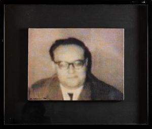 Giovanni Bai : Ritratto di Eugenio Battisti  - Asta Opere di arte moderna e dalla Collezione di Eugenio Battisti - Associazione Nazionale - Case d'Asta italiane