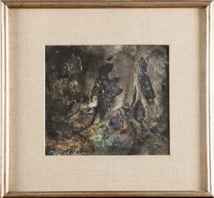 UMBERTO MASTROIANNI : Senza titolo  - Asta Opere di arte moderna e dalla Collezione di Eugenio Battisti - Associazione Nazionale - Case d'Asta italiane