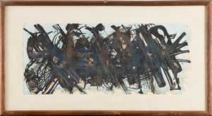 UMBERTO MASTROIANNI : Senza titolo  - Asta Opere di arte moderna e dalla Collezione di Eugenio Battisti - Associazione Nazionale - Case d'Asta italiane