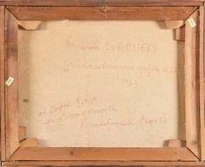 RICCARDO GUARNERI : Piccola costruzione grafica n. 43  - Asta Opere di arte moderna e dalla Collezione di Eugenio Battisti - Associazione Nazionale - Case d'Asta italiane